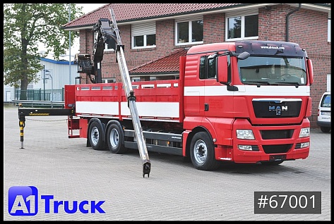 Lastkraftwagen > 7.5 - Truck crane - MAN - TGX 26.400, Hiab Kran, Lenk-Liftachse,